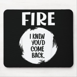 FIRE - Hot Packet Funny Taco Matching Halloween Mouse Pad