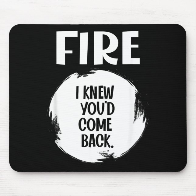FIRE - Hot Packet Funny Taco Matching Halloween Mouse Pad (Front)