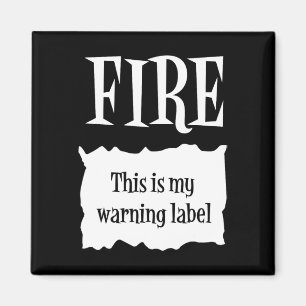 Fire - Hot Packet Halloween Taco Costume 1 Magnet