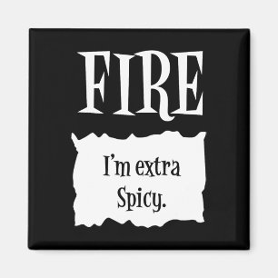 FIRE - Hot Packet Halloween Taco Costume  Magnet