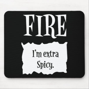 Fire - Hot Packet Halloween Taco Costume Mouse Pad