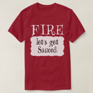 FIRE Hot Packet Halloween Taco Costume T-Shirt