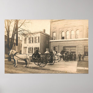 Fire House #12 Troy, NY Poster