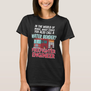 Fire House Department Work Fire Truck Firefighter T-Shirt