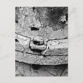 Fire Hydrant Bolt Cracked Paint Closeup Photo Postcard