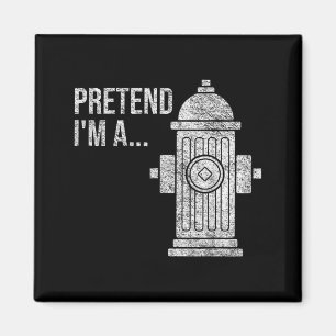 FIRE Hydrant Halloween Costume Pretend A FIRE Magnet
