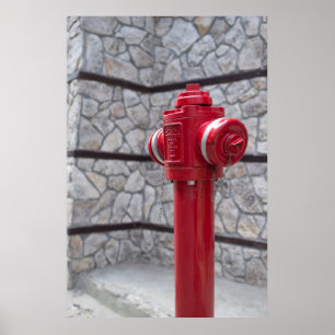 Fire hydrant poster