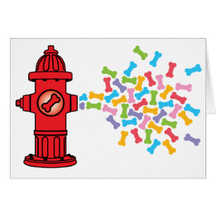 Fire Hydrant with Dog Bones