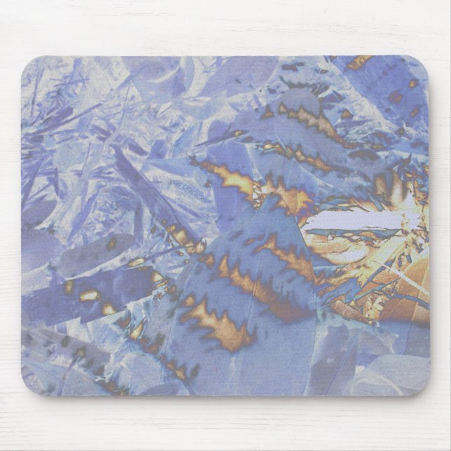 Fire & Ice, digital abstract Mouse Pad (Front)
