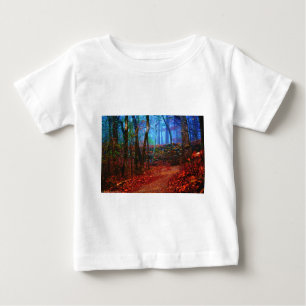 Fire & Ice Forest Oil Painting Gifts Apparel Baby T-Shirt