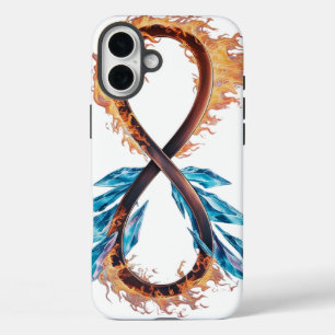 Fire & Ice Infinity – Apple iPhone 16 Plus Case