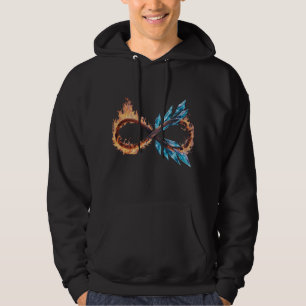 Fire & Ice Infinity Men’s Basic Hooded Sweatshirt 