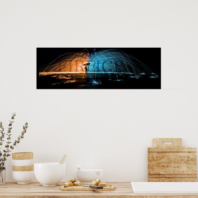 Fire & Ice Poster (Kitchen)