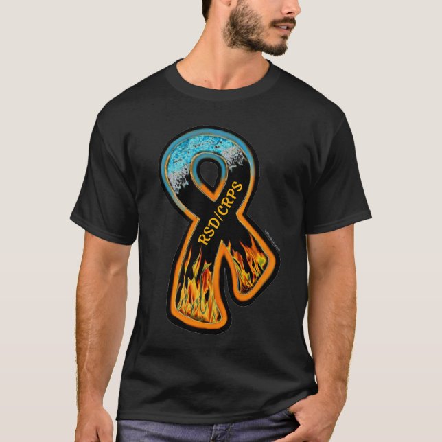 Fire & Ice Ribbon T-Shirt (Front)