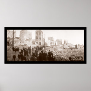 Fire in Baltimore MD Photo 1904 Poster