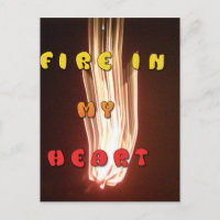 Fire in My Heart Art Print