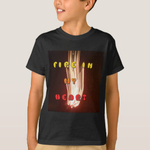 Fire in My Heart Art Print T-Shirt