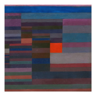 Fire in the Evening by Paul Klee Photo Print