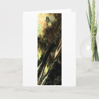 "Fire in the Grass" Digitally Modified Field Photo Card