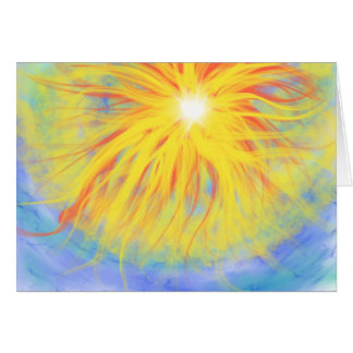 Fire In the Sky Christian Worship Art Painting 