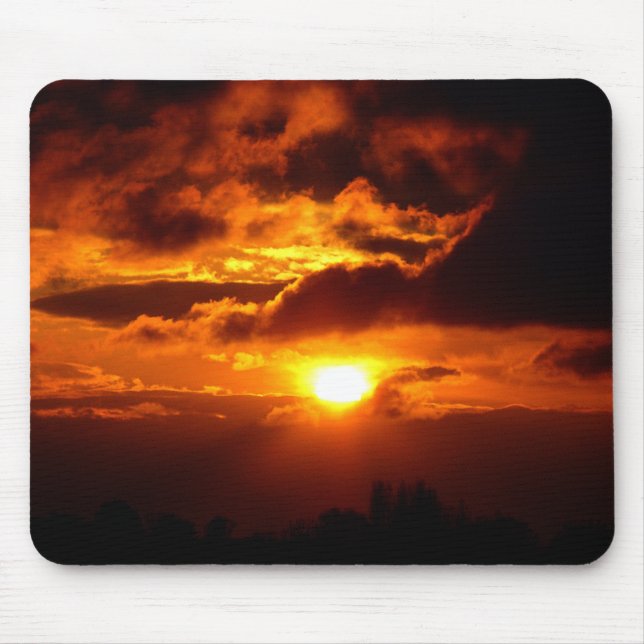 Fire in the Sky Mouse Pad (Front)