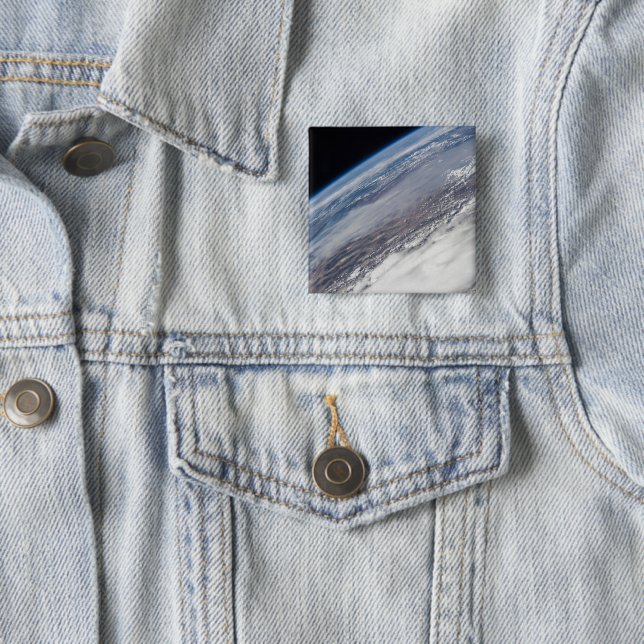 Fire In Yosemite National Park & Stanislaus Forest 15 Cm Square Badge (In Situ)