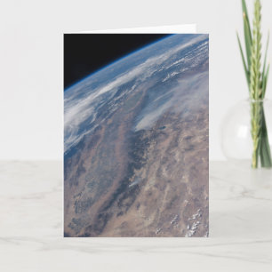 Fire In Yosemite National Park & Stanislaus Forest Card