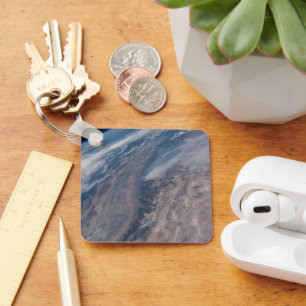 Fire In Yosemite National Park & Stanislaus Forest Key Ring
