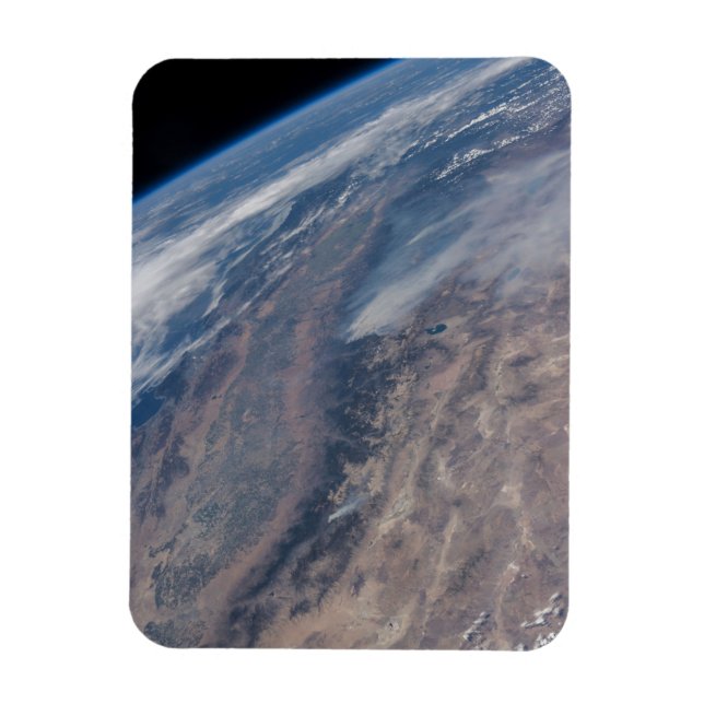 Fire In Yosemite National Park & Stanislaus Forest Magnet (Vertical)