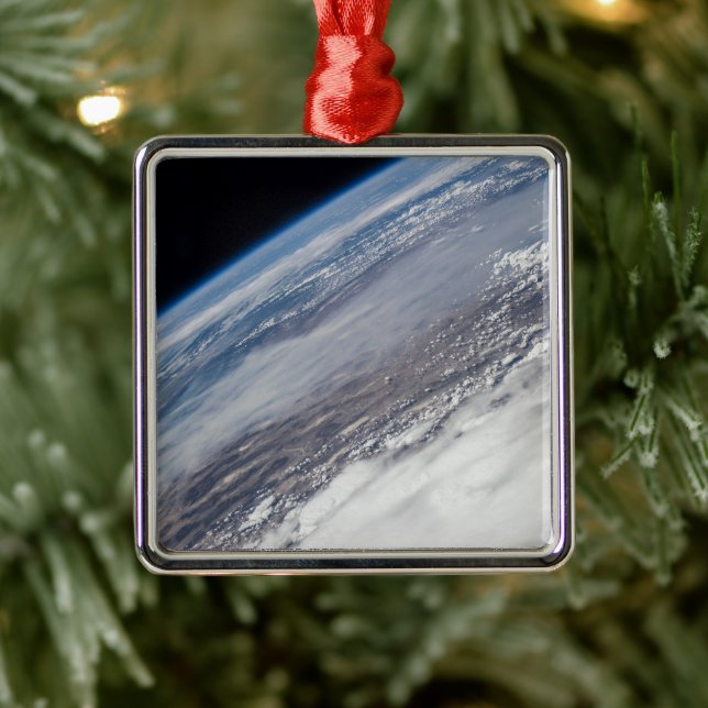 Fire In Yosemite National Park & Stanislaus Forest Metal Ornament (Tree)