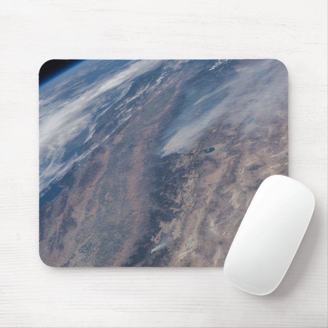 Fire In Yosemite National Park & Stanislaus Forest Mouse Pad (With Mouse)