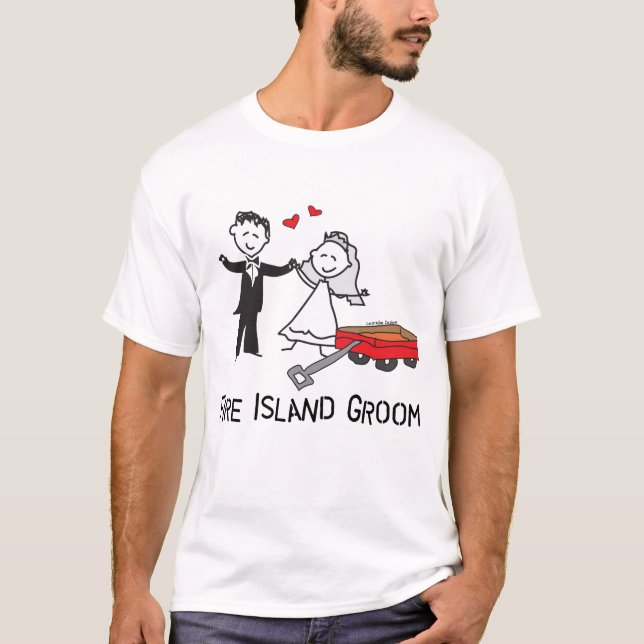 Fire Island Groom T-shirt (Front)