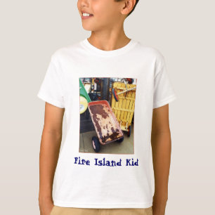 'Fire Island Kid' Coloured Wagons Kid's T-shirt
