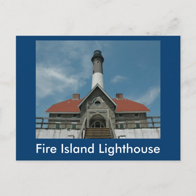Fire Island Light House Postcard (Front)