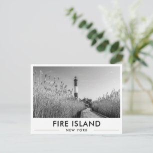 Fire Island Lighthouse New York Postcard