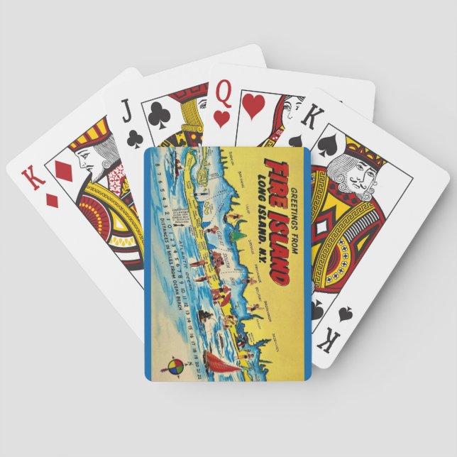Fire Island Playing cards (Back)