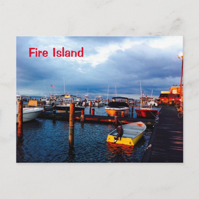 Fire Island Postcard (Front)