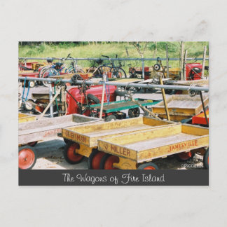 Fire Island Wagon Postcard