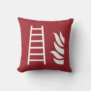 Fire Ladder Safety Sign Cushion