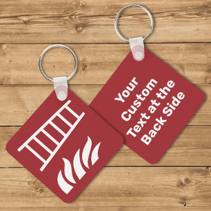 Fire Ladder Safety Sign Key Ring