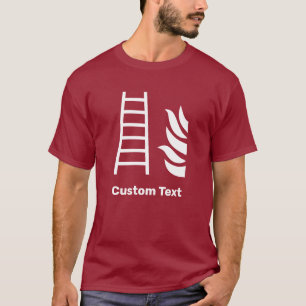 Fire Ladder Safety Sign T-Shirt