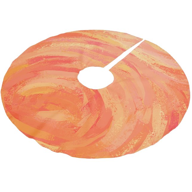 Fire Lake Brushed Polyester Tree Skirt (Angled)