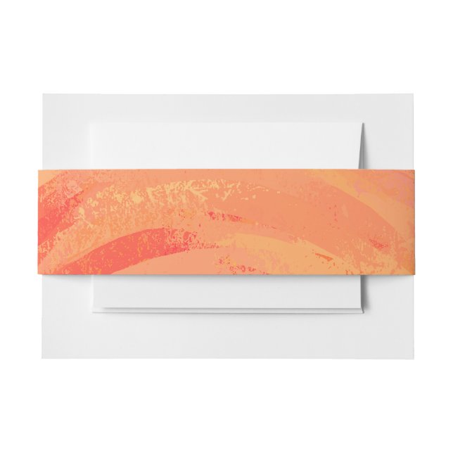 Fire Lake Invitation Belly Band (Front Example)