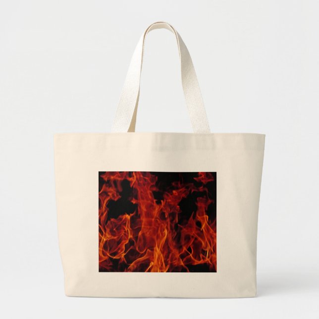 Fire Large Tote Bag (Front)