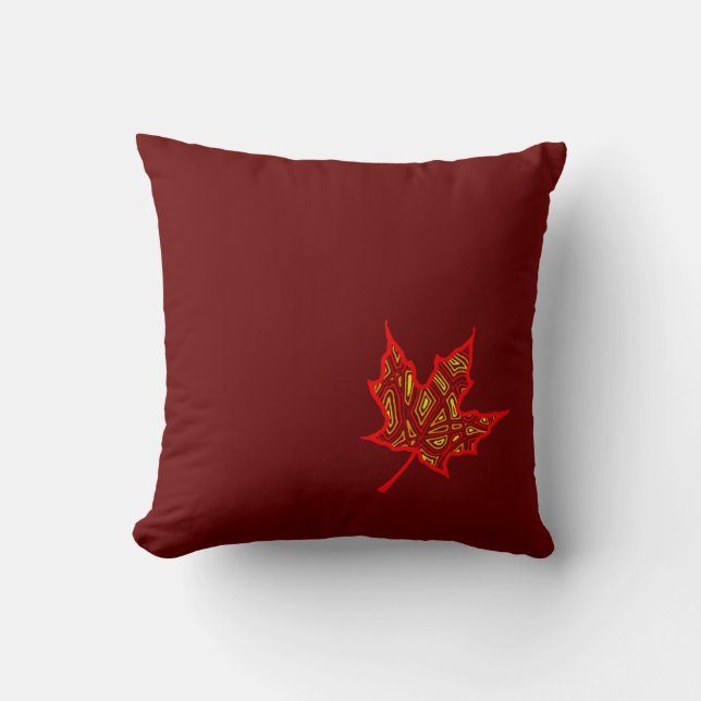 Fire Leaf Cushion (Front)