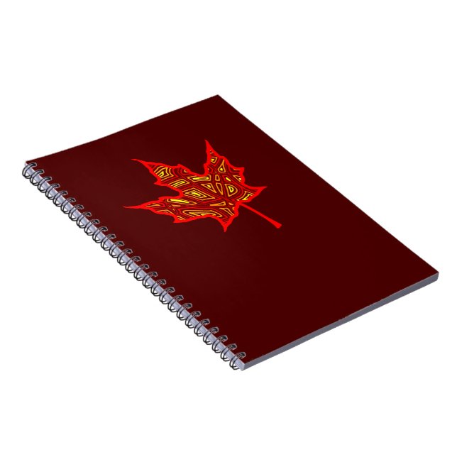 Fire Leaf Notebook (Right Side)