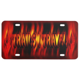 Fire License Plate