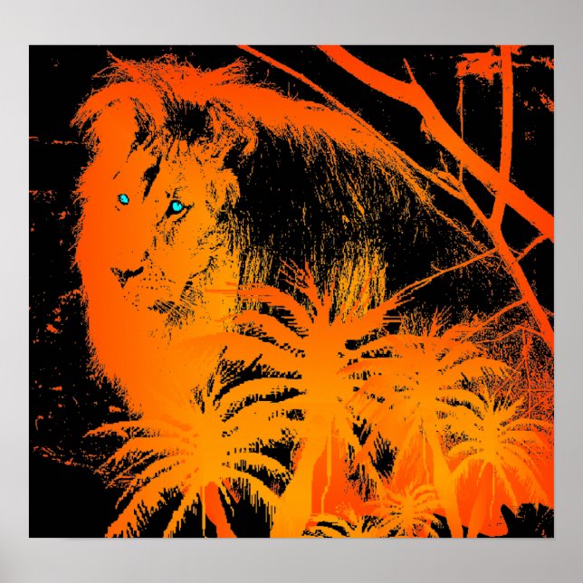 Fire Lion Poster (Front)