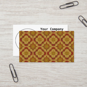 Fire Love Ring Pattern Business Card