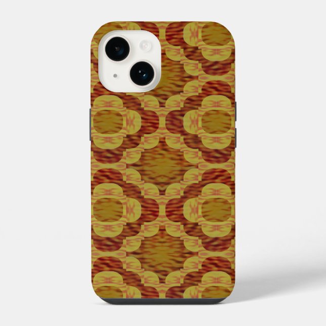 Fire Love Ring Pattern iPhone Case (Back)